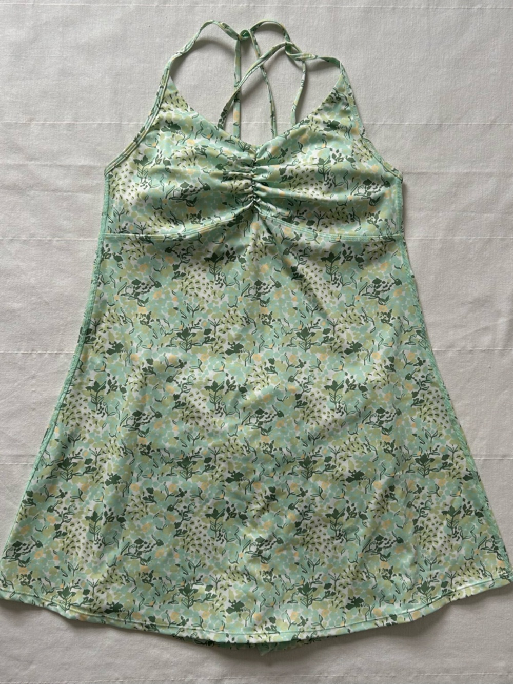 HALARA Light Mint Floral Active Dress